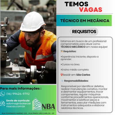 TÉCNICO MECÂNICA