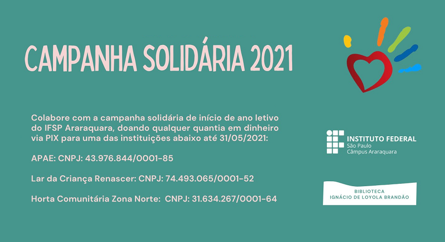 Banner campanha solidaria 2021