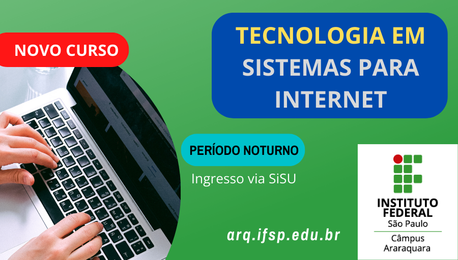 Novo curso: Tecnologia em Sistemas para Internet