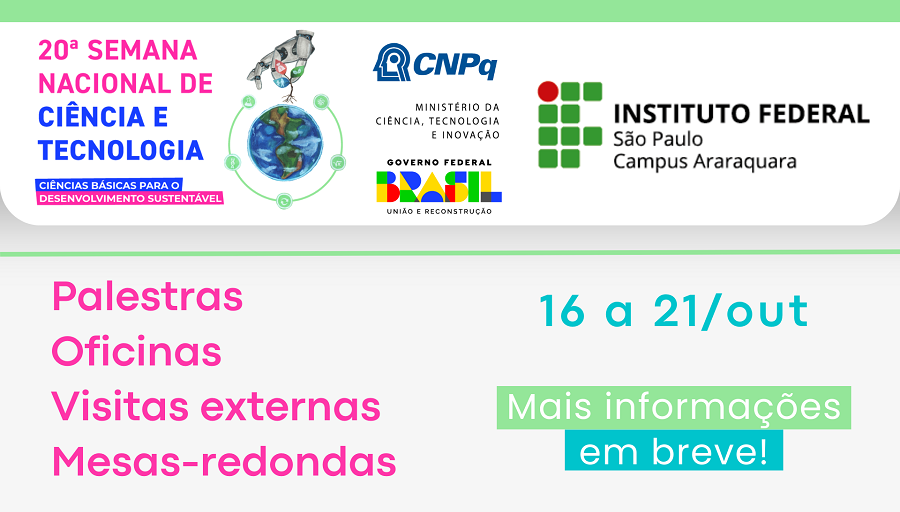 20ª Semana Nacional da Ciência e Tecnologia