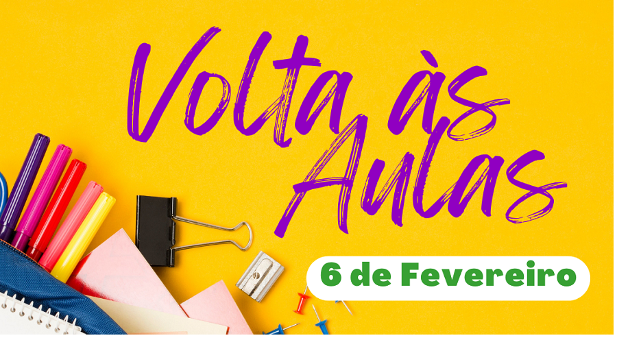 banner volta as aulas 6 fevereiro 2023