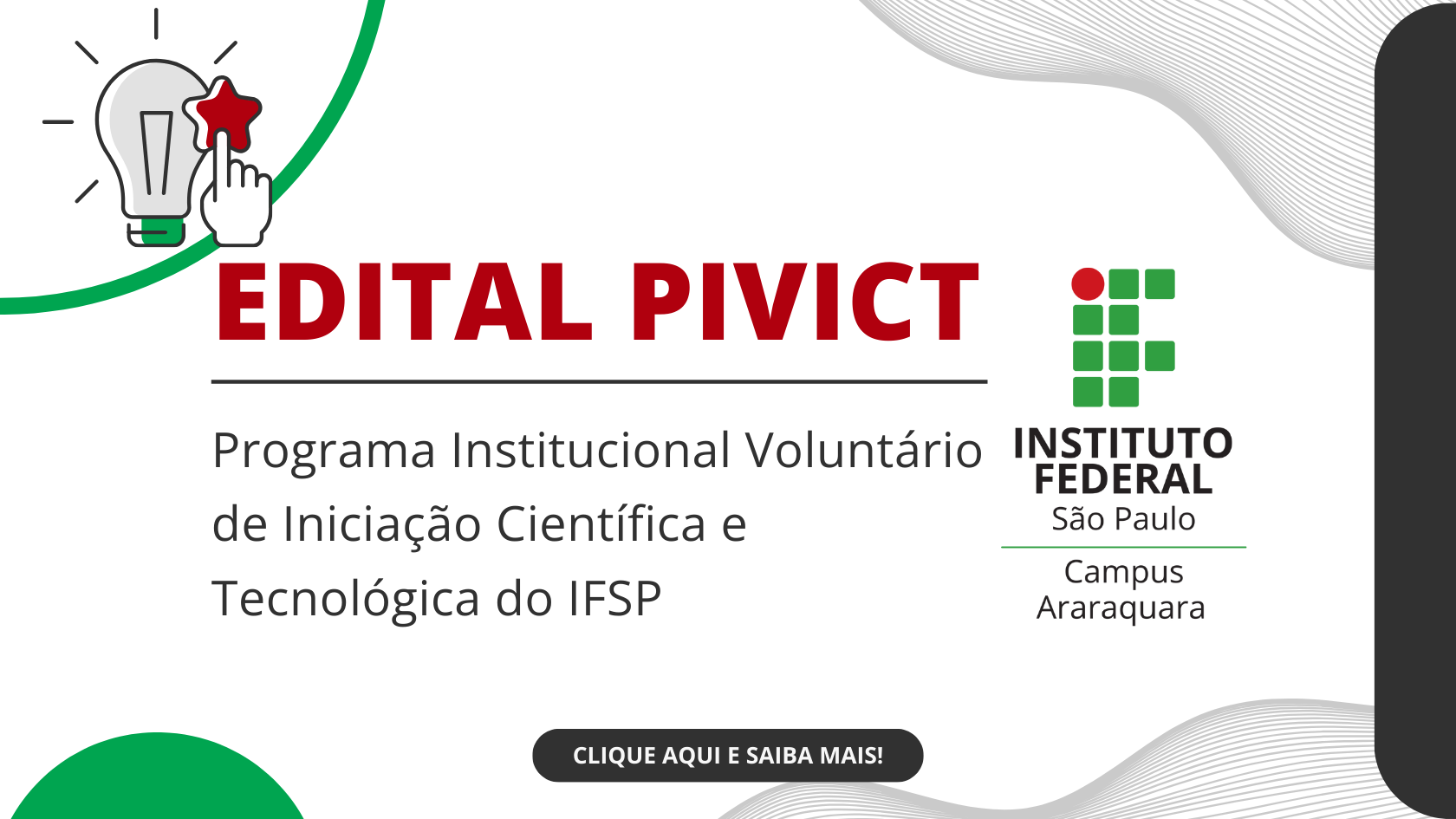 Seleção de projetos para o PIVICT