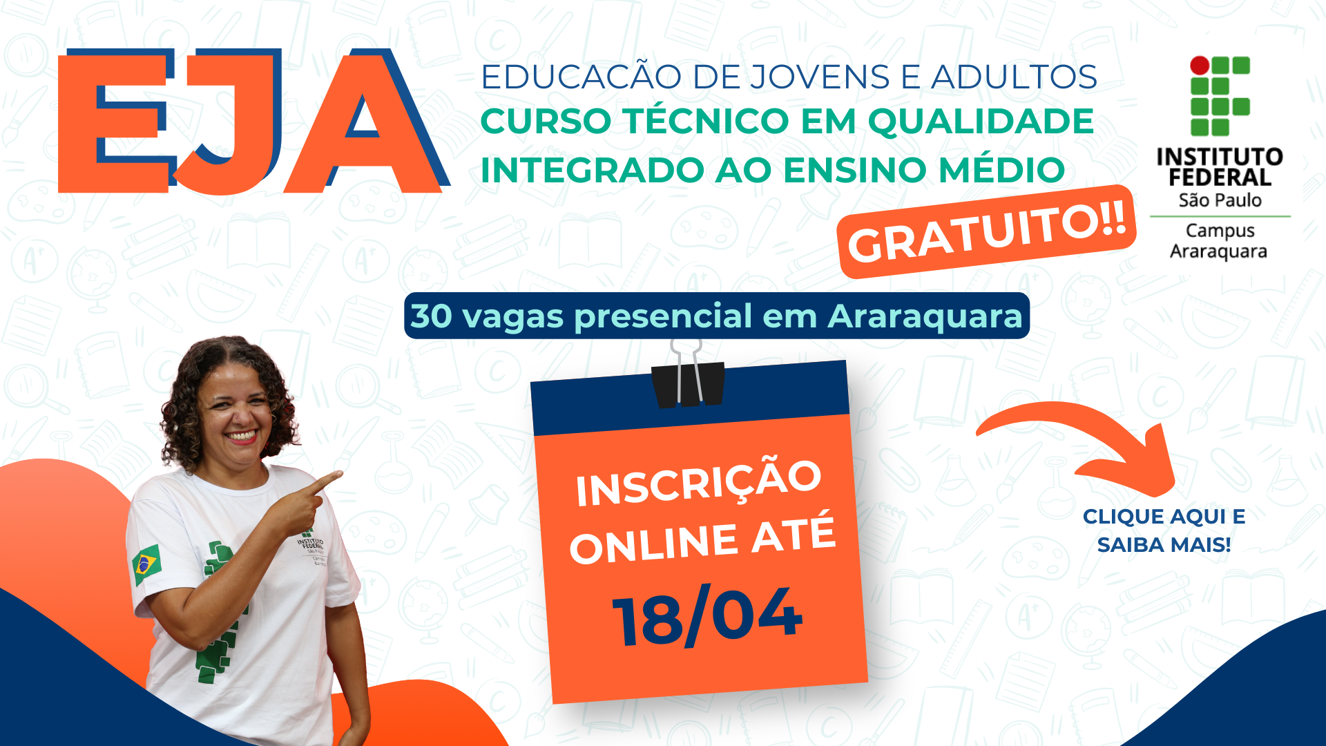 Processo simplificado para preenchimento de vagas remanescentes do EJA