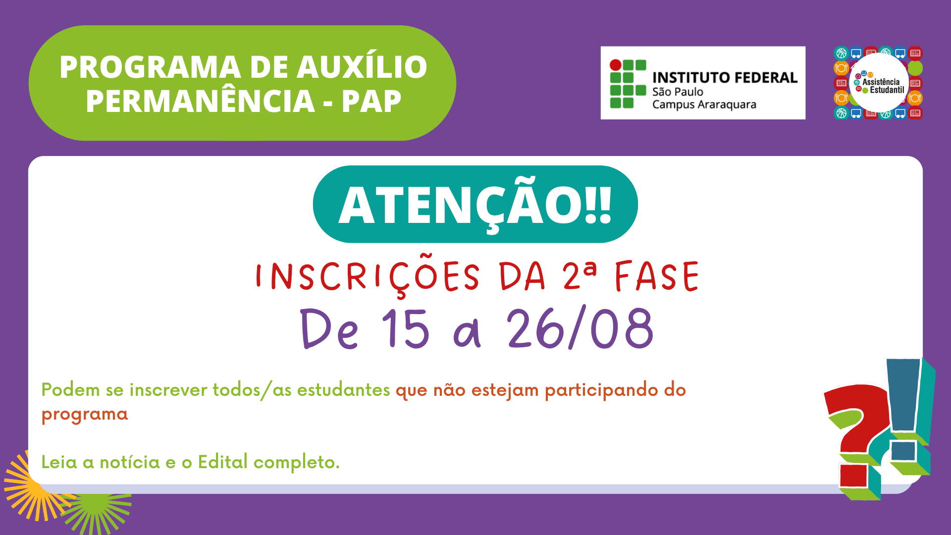 Programa de Auxílio Permanência