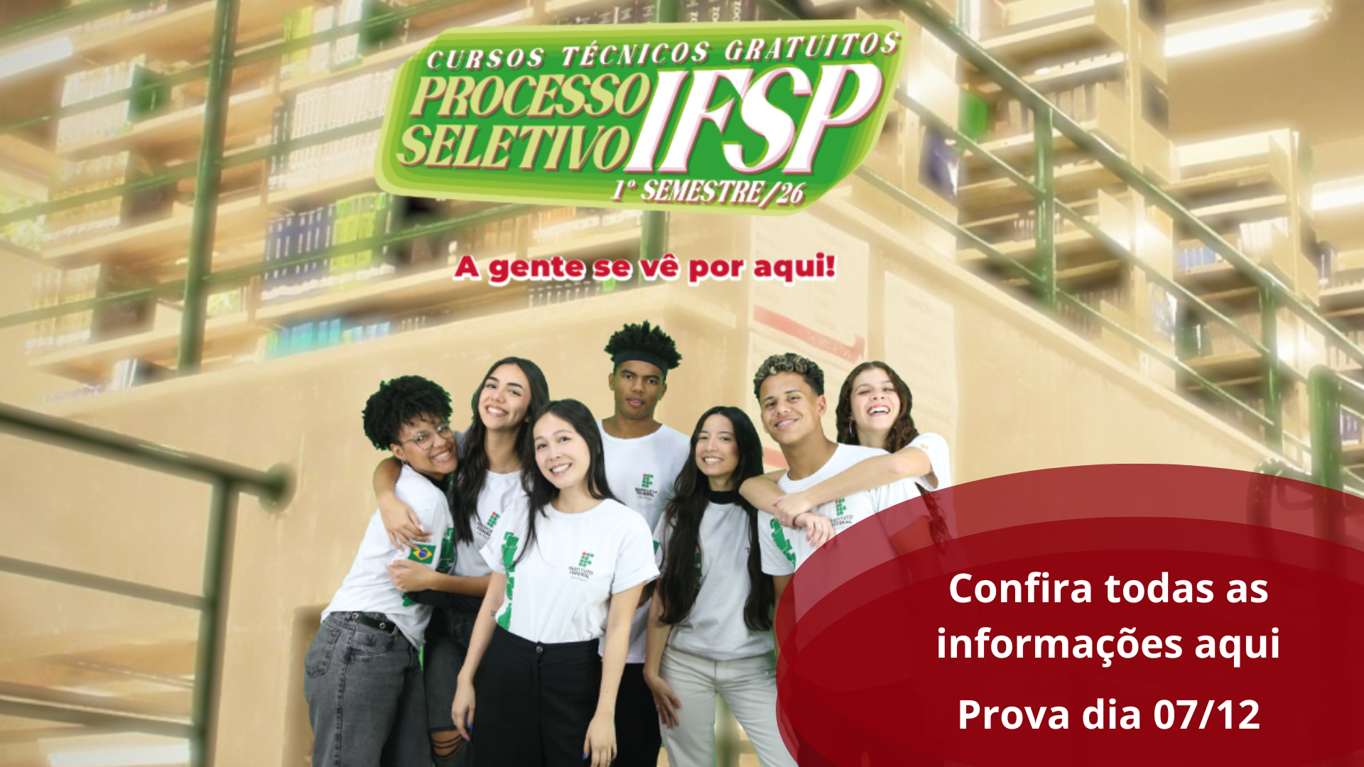 Processo Seletivo IFSP 2026 -1 Cursos Técnicos