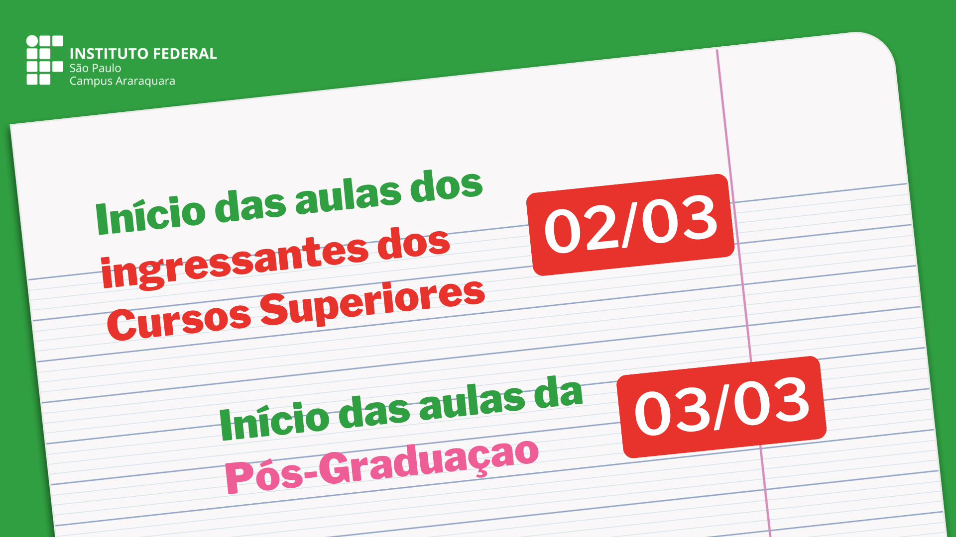 Volta às aulas