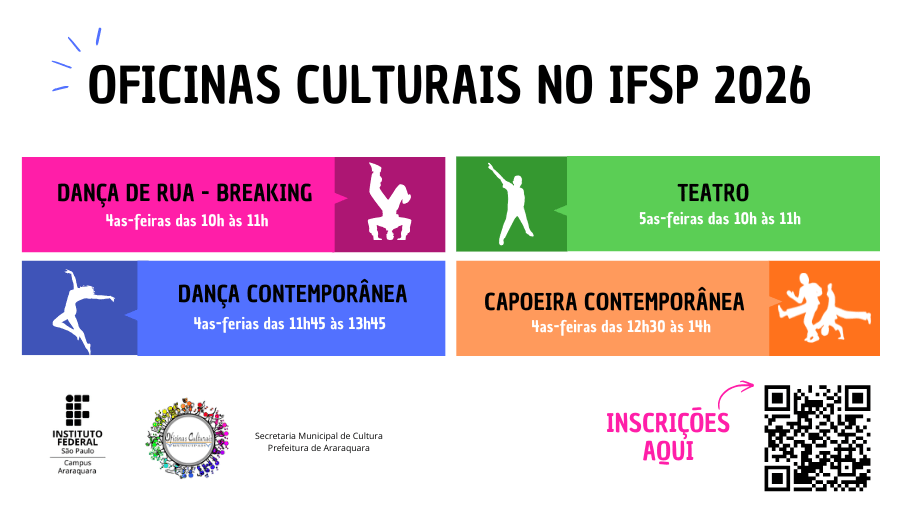 Oficinas Culturais no IFSP - Araraquara