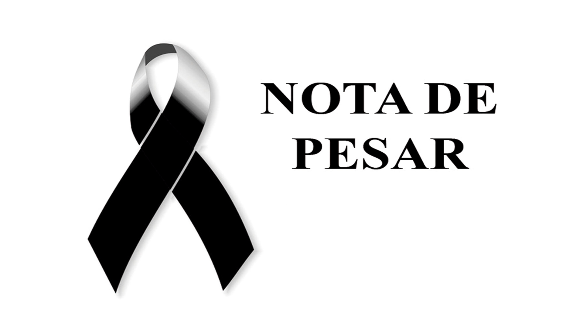 NOTA DE PESAR
