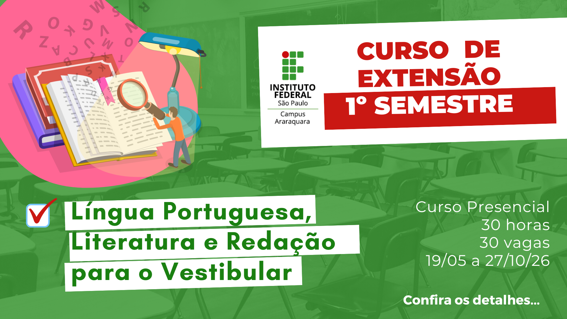 Cursos de Extensão - 1° Semestre