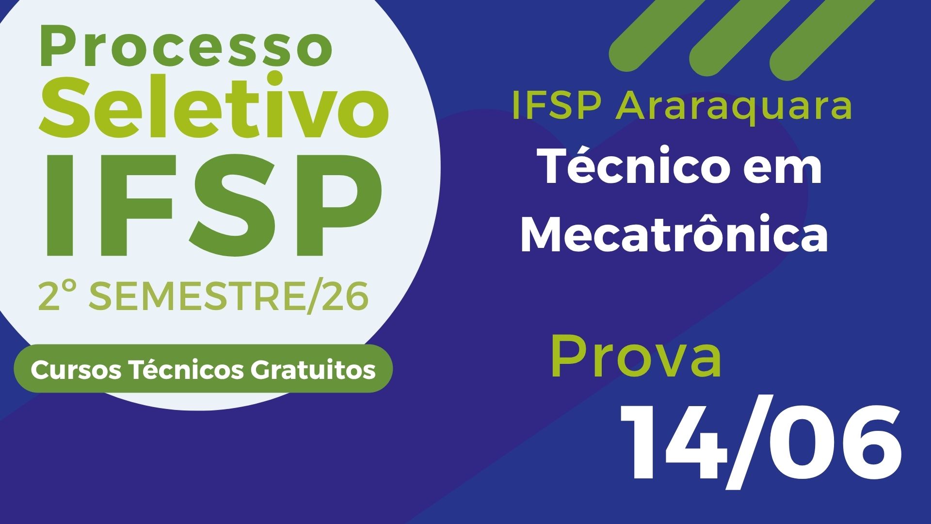 Processo Seletivo 2026/2 - Concomitantes e Subsequentes