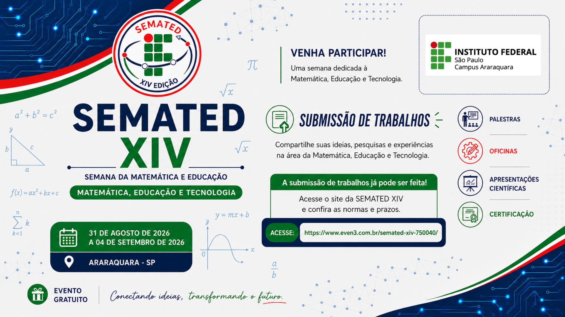 XIV Semana da Matemática e Educação