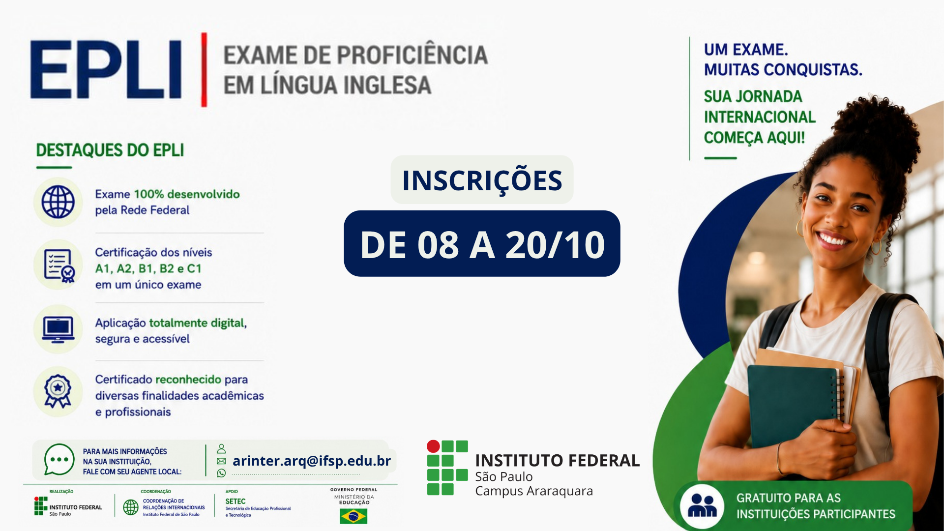 EXAME DE PROFICIÊNCIA EM LÍNGUA INGLESA (EPLI) 