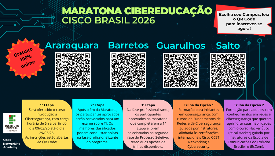 Maratona CiberEducação Cisco Brasil 2026