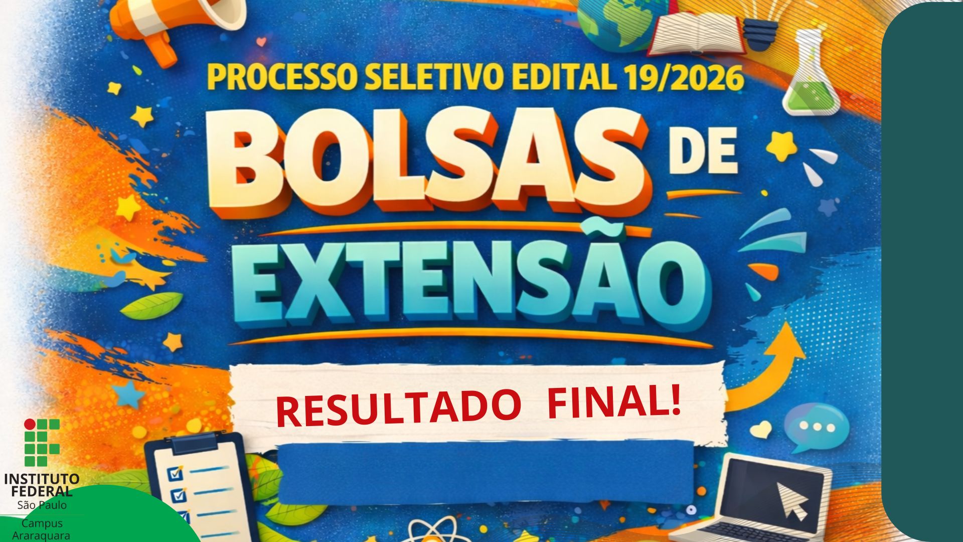  RESULTADO FINAL - BOLSAS DE EXTENSÃO 2026