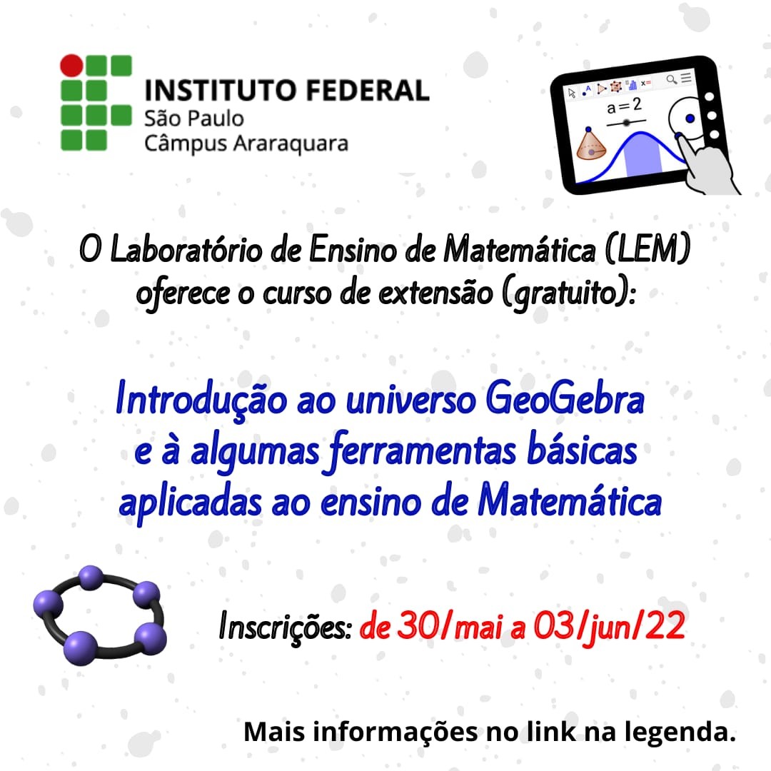 banner Introdução ao universo GeoGebra 2022