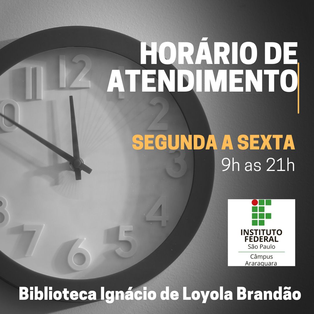 Horário de Atendimento Biblioteca 2023