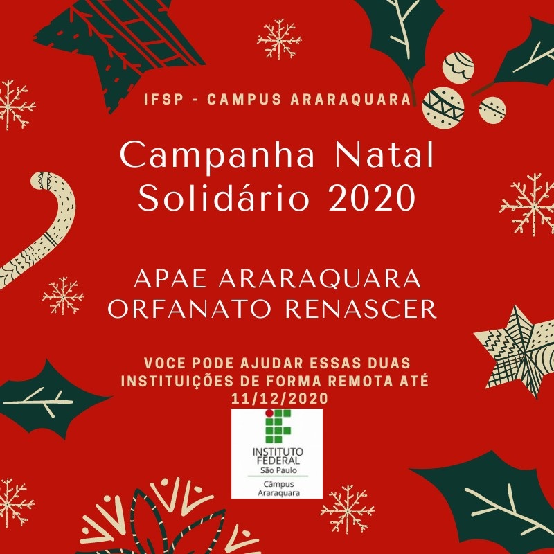 Banner Campanha Natal Solidário 2020 Original