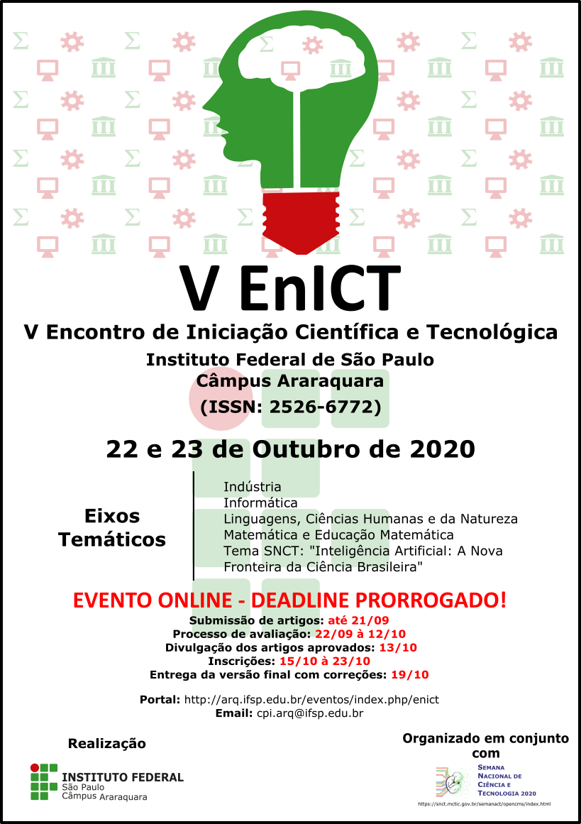 Informações do V EnICT