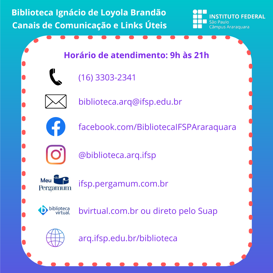 Canais de comunicação e links